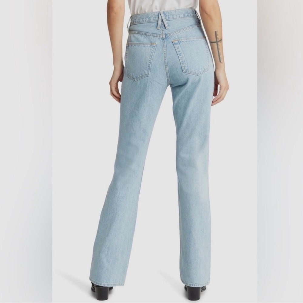 NWT SLVRLAKE Women's Patch Pocket High Waist Cotton Flare Jeans. Size 29. - Picture 2 of 8